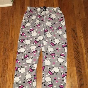 Snowmen pajama pants